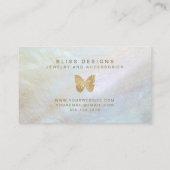  Goudfolie Moeder van Parelvlinder Visitekaartje (Achterkant)