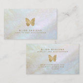  Goudfolie Moeder van Parelvlinder Visitekaartje (Voorkant / Achterkant)