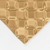 Goudfolie naadloos patroon, gouden glittertextuur fleece deken (Hoek)