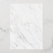 Goudfolie Nikah Marmer Islamitische Moslim Bruilof Folie Uitnodiging (Achterkant)