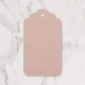 Goudfolie "Oh Baby" Script Cadeaulabels (Achterkant)