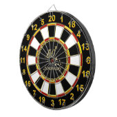 Goudfolie van de 50e Jubileum Dartbord (Voorkant Rechts)