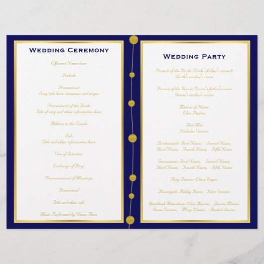 Goudfolie voor anker nautische bruiloft gevouwen p (Achterkant)