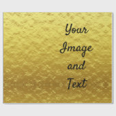 Goudfolie voor persoonlijk gebruik cadeaupapier (Vlak)