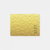 Goudfolie voor persoonlijk gebruik post-it® notes (Voorkant)