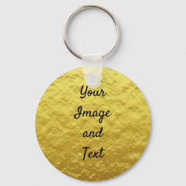 Goudfolie voor persoonlijk gebruik sleutelhanger