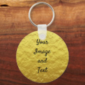 Goudfolie voor persoonlijk gebruik sleutelhanger (Voorkant)