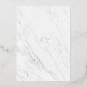 Goudfolie Wit Bloemen Islamitisch Moslim Bruiloft Folie Uitnodiging (Achterkant)