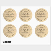 Goudfolie Zelfgemaakte BODY BUTTER Label (Vel)