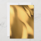 Goudfolie Zwarte Mannen Modern Arch 50ste verjaard Kaart (Achterkant)