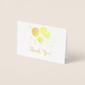 Goudfolieballonnen 50e Jubileum Dank u Opmerking Folie Kaarten (Voorkant)