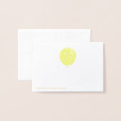 Goudfolieballonnen 50e Jubileum Dank u Opmerking Folie Kaarten (Met envelop)