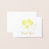 Goudfolieballonnen 50e Jubileum Dank u Opmerking Folie Kaarten (Voorkant met envelop)