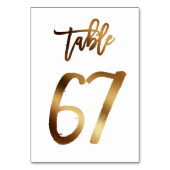 Goudfoliezaknummer | Tabel 67 Kaart (Achterkant)