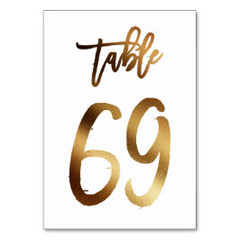 Goudfoliezaknummer | Tabel 69 Kaart