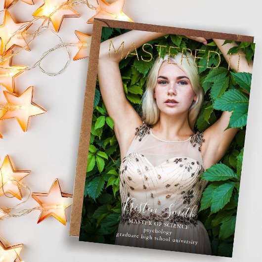 Goudfoto's Afstuderen Kaart