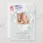 Goudfoto's Lijst koraal en Lila pony's Kaart (Voorkant)