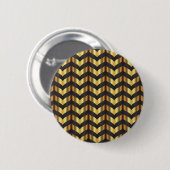 goudgatsby chevron ronde button 5,7 cm (Voorkant /achterkant)