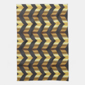 goudgatsby chevron theedoek (Verticaal)