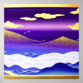 Goudgebergte door het Zee Poster (Voorkant)