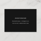 Goudgeborsteld / Lux Glitter Visitekaartje (Achterkant)