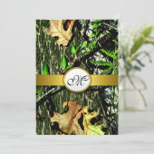 Goudgecentreerde jachtwedstrijduitingen kaart (Staand voorkant)