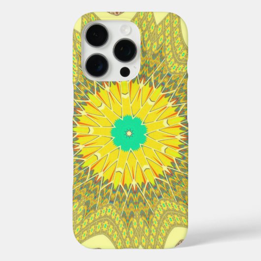 Goudgeel Afrikaans etnisch tribaal patroon Kunst Case-Mate iPhone Case (Achterkant)