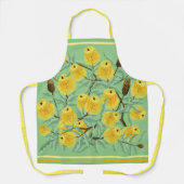 Goudgeel banksia bloesem All-Over Print Schort (Voorkant)