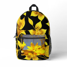 Goudgeel decoratief bloemontwerp