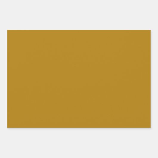 Goudgeel Inpakpapier Vel (Voorkant)