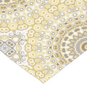 goudgeel mandala-patroon medium tafelloper (Hoek)