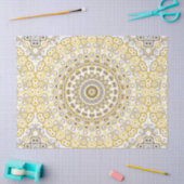 goudgeel mandala-patroon tissuepapier (Craft)