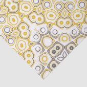 goudgeel mandala-patroon tissuepapier (Detail)