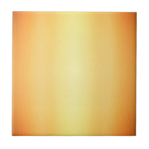 Goudgeel ombre verloop effen kleur ontwerp tegeltje