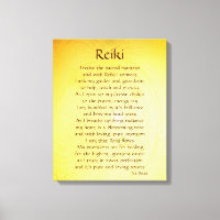 Goudgeel Reiki helende verbinding gedicht