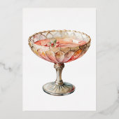 Goudgefolieerd Cocktailparty Bar Menu (Achterkant)