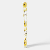 Goudgele bloemen Case-Mate iPhone case (Achterkant / Links)
