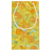  Goudgele Daffodils Kleine Gift Bag Klein Cadeauzakje (Achterkant)