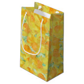  Goudgele Daffodils Kleine Gift Bag Klein Cadeauzakje (Achterkant Gekanteld)