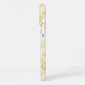 Goudgele honingraat iPhone hoesje (Linkerkant)