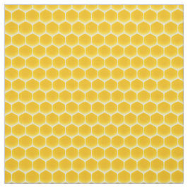 Goudgele honingraat kleine print 3/4" cellen stof