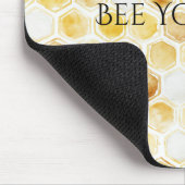 Goudgele honingraat muismat (Hoek)