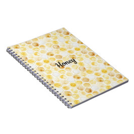 Goudgele honingraat notitieboek