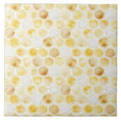 Goudgele honingraat tegeltje (Voorkant)