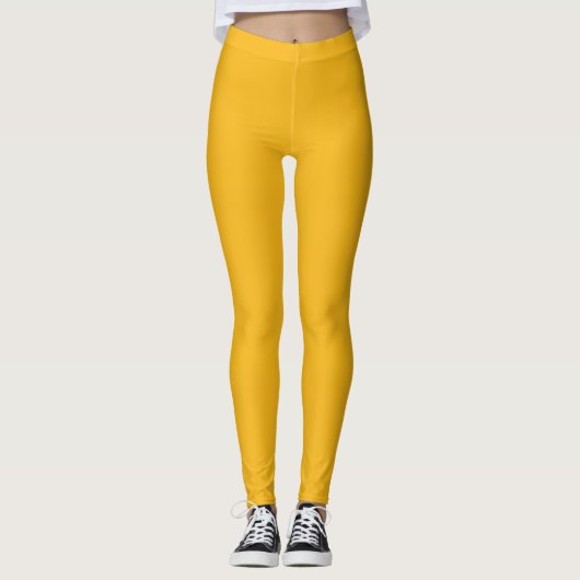 Goudgele Leggings (Voorkant)