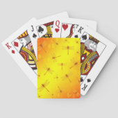 Goudgele libellen vliegen, pokerkaarten (Achterkant)