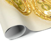 Goudgele oogstreep. Achtergrondstructuur, zon Cadeaupapier (Rol Hoek)