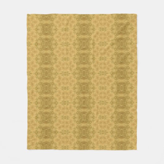Goudgele zon helder patroon fleece deken (Voorkant)