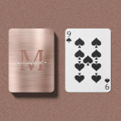 Goudgeprogrammeerde Luxekaarten voor geborsteld Ro Pokerkaarten