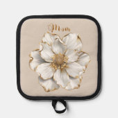 Goudgerande bloesems pannenlap (Voorkant)